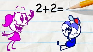 Mathterpiece Theatre | Pencilmation Cartoons!