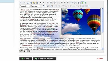 Javelin CMS - Images: Inserting & Styling Images