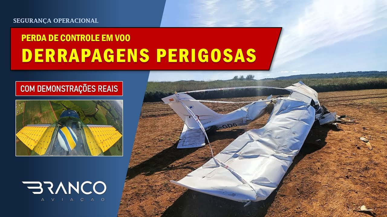 DERRAPAGENS PERIGOSAS | Perda de Controle em Voo Tecnam P92