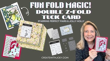 Double Z Fold Tuck Card | Easy Fun Fold Card Tutorial for Any Occasion!