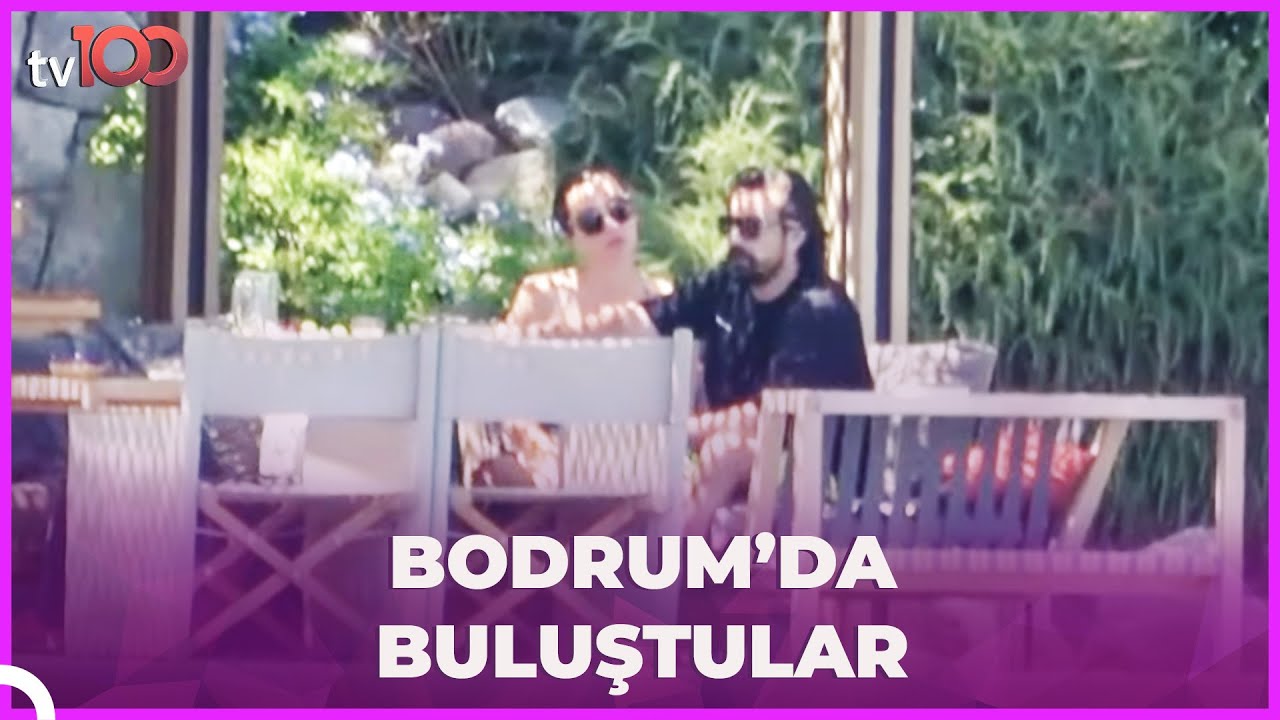 Eşinden boşanan İbrahim Çelikkol ile Birce Akalay Bodrum'da