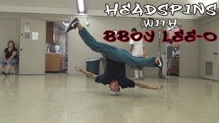 How to Breakdance | Headspin ft. Lee-O (HZK, Lordz of Finesse) | Powermoves | CoolAznTutorials