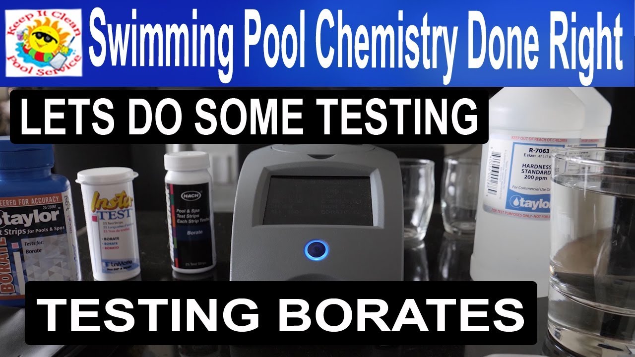 Testing Borates With A Spin Touch, Comparing Taylor, LaMotte and HACH