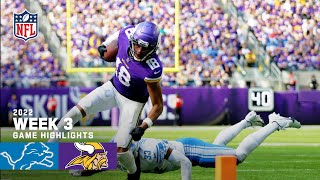 Detroit Lions vs. Minnesota Vikings | 2022 Week 3 Highlights