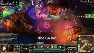 LoL - Funny Trick with GA and Caitlyn Traps