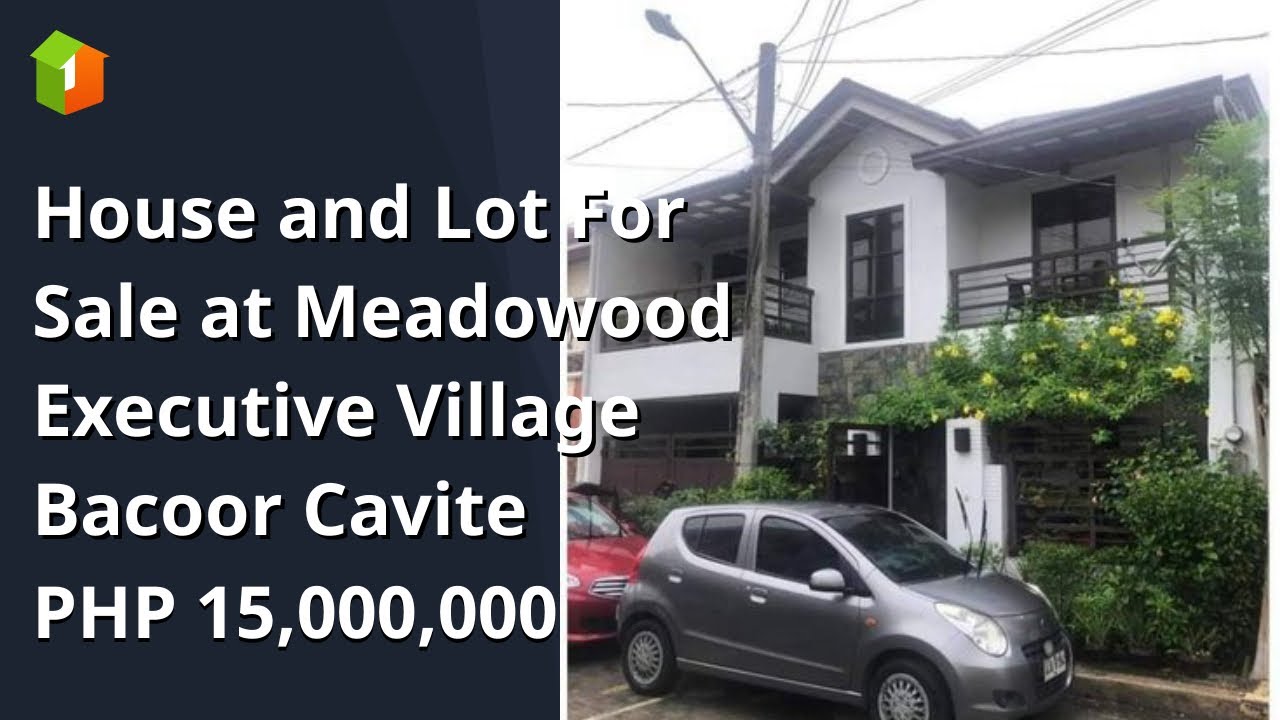 House and Lot For Sale at Meadowood Executive Village Bacoor Cavite
