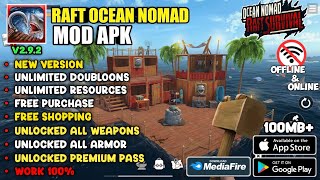 RAFT SURVIVAL OCEAN NOMAD MOD APK V2.9.2 नवीनतम 2026!! मुफ्त खरीदारी और अनलॉक किया हुआ प्रीमियम पास screenshot 1