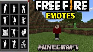 How to download Free Fire emotes in Minecraft PE | Metal Soldier screenshot 4