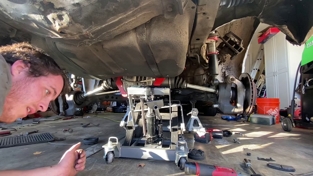 Rx7 broke an axle - rear subframe / diff removal tutorial - YouTube