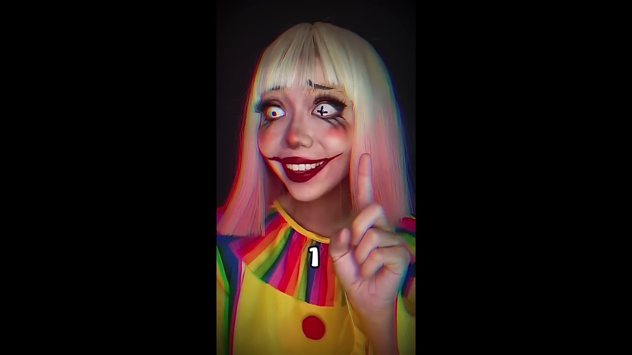 1 2 3 4 Clown Clownmakeup