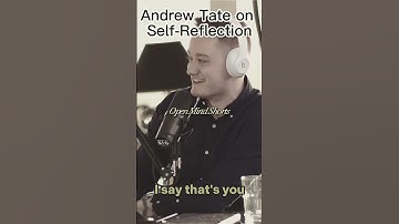 USE YOUR Self Reflection & Criticism ✊ | Andrew Tate | Daily Motivational Podcast Quotes | #shorts