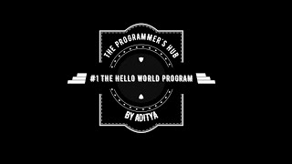 #1 @Python! Hello World  &  Basic Operation With Variables
