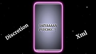 Saiyaaan Psycho  Anime am editors bd  Alightmotion Editing xmllink Preset Xml newtrend