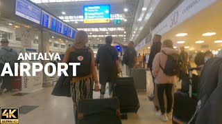 Antalya Airport 2022,20  October  Walking Tour/4k UHD 50 fps
