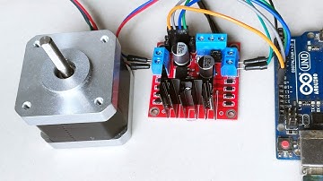 Stepper Motor control using L298N Motor driver and Arduino.