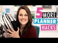 5 MORE Easy Planner Ideas - How to Organize, Decorate & Customize Your Planner