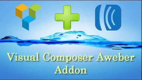 Wordpress Visual Composer Aweber Addon