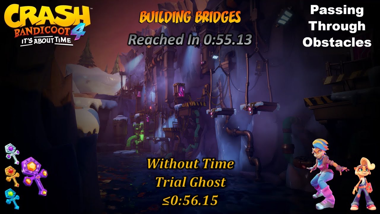 Crash Bandicoot 4 Building Bridges (Developer Time Trial) Purple