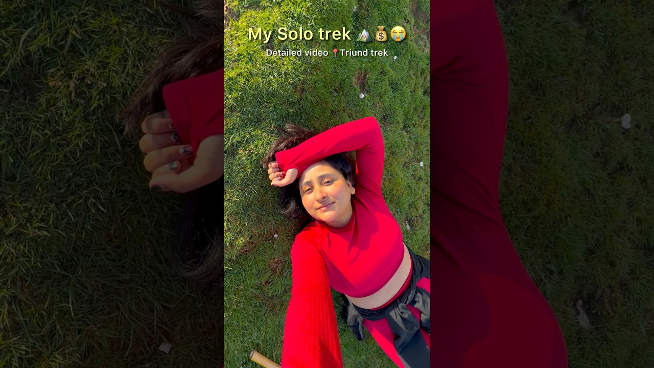My Solo Trek *Detailed Video #minivlog #ytshorts #shorts #triund