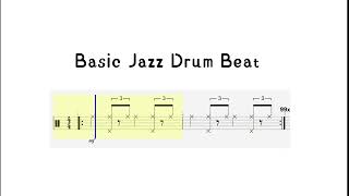 Basic Jazz Drum Beat - 140 BPM