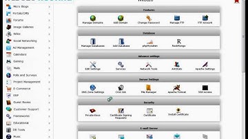 Create first email account in Webuzo Control Panel