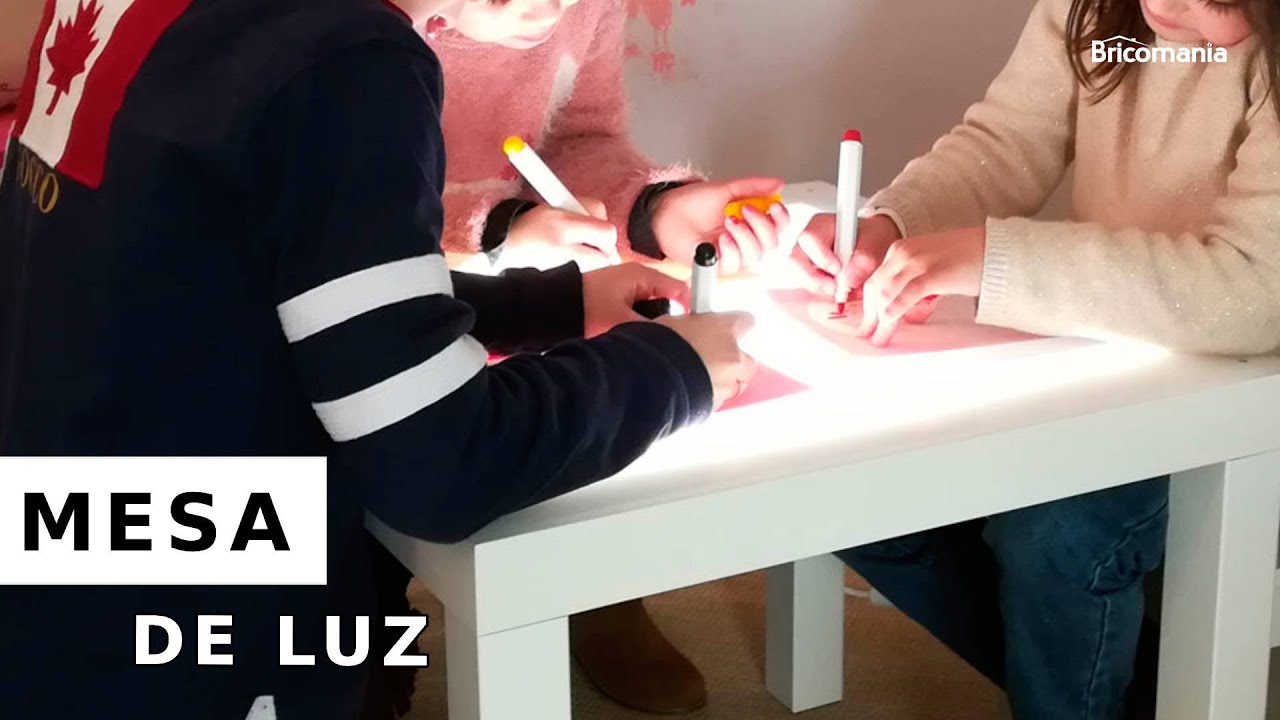 Mesa de luz DIY - Educando en conexión