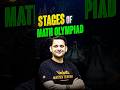 Stages of Maths Olympiad in India Explained | Step by Step #olympiad #ioqm #school