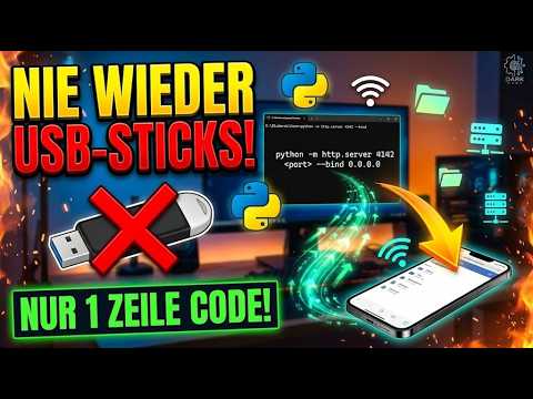 Turn any folder into a web server - with just one line of code. Forget USB drives.
