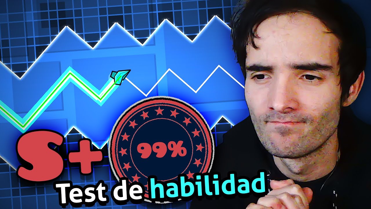 Probé el Skill Tester con las nuevas físicas (Geometry Dash)