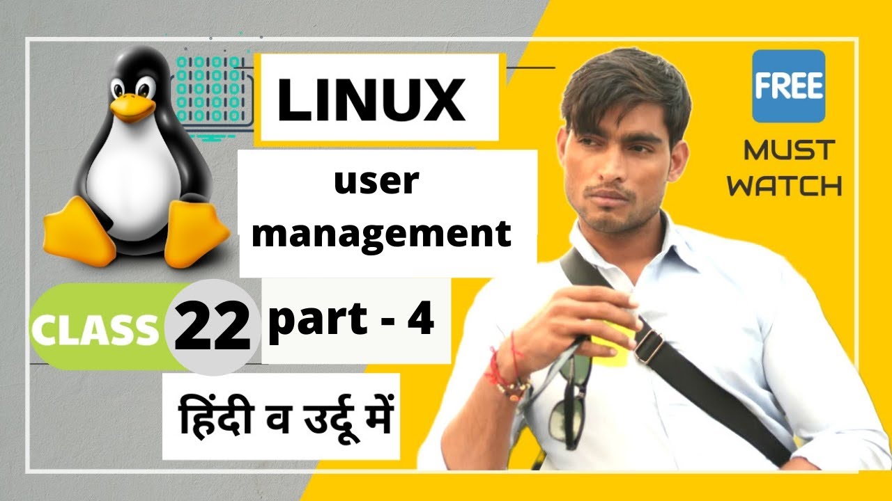 Learn Linux User Management Explained Part 4 | class - 22 - YouTube