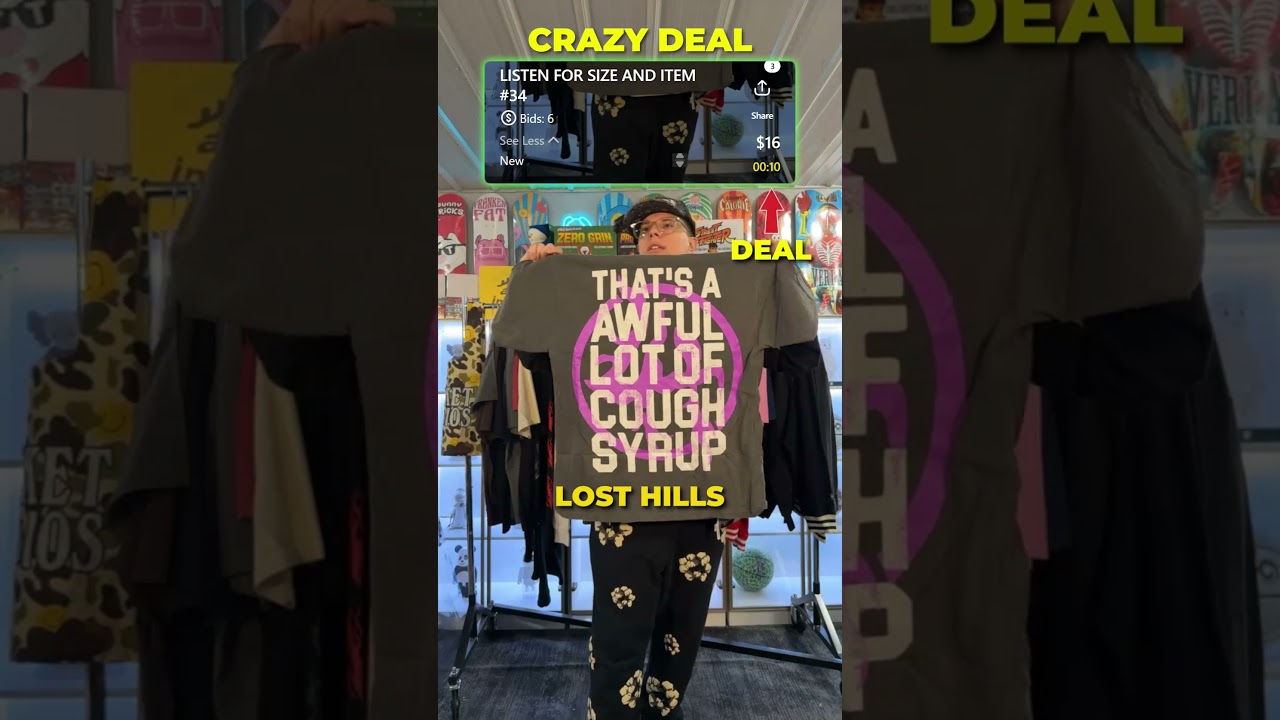 Live Auction "Awful Lot Of Cough Cyrup X Lost Hills" #whatnot #reselling #liveauction