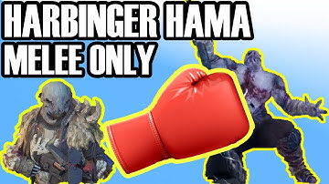 Outriders Killing Harbinger Hama Easter Egg Boss With Melee Only [DEVASTATOR]
