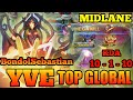 Yve Best Build 2021 Top Global by BondolSebastian Gameplay [ MidLane ] - MLBB