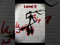 Drawing Stickman in different level #howtodraw#stickman#art#drawing#quickdraw#stickymandrawing