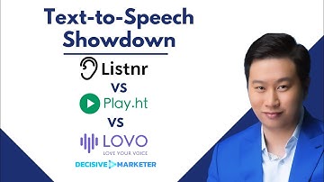 Listnr vs Play.ht vs LOVO - Text-To-Speech Showdown, Who Has The Best Voice?