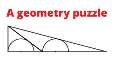 Inscribing Two Semicircles in a Right Triangle