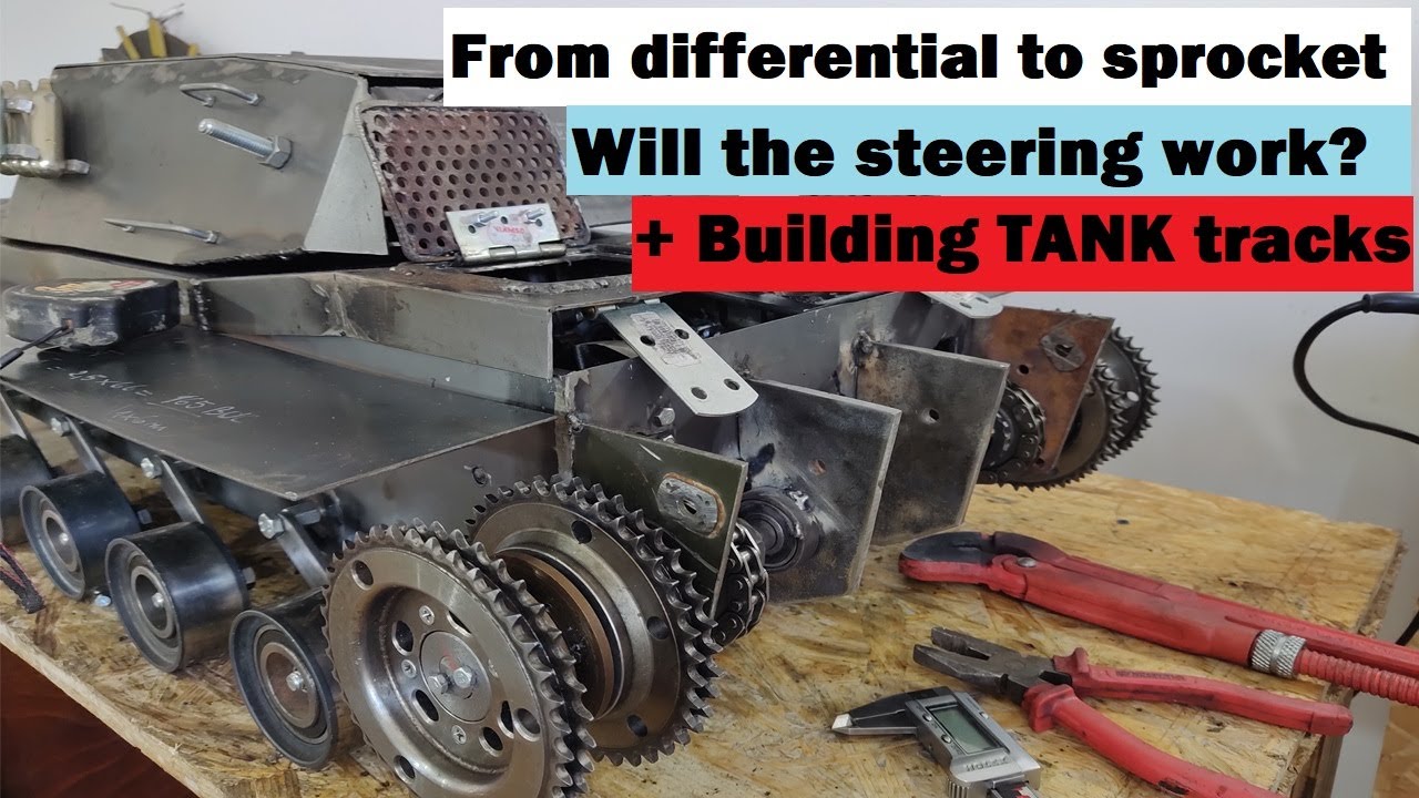 Heavy Rc Tank Differential to Sprockets and Tracks Building EP.8 YouTube