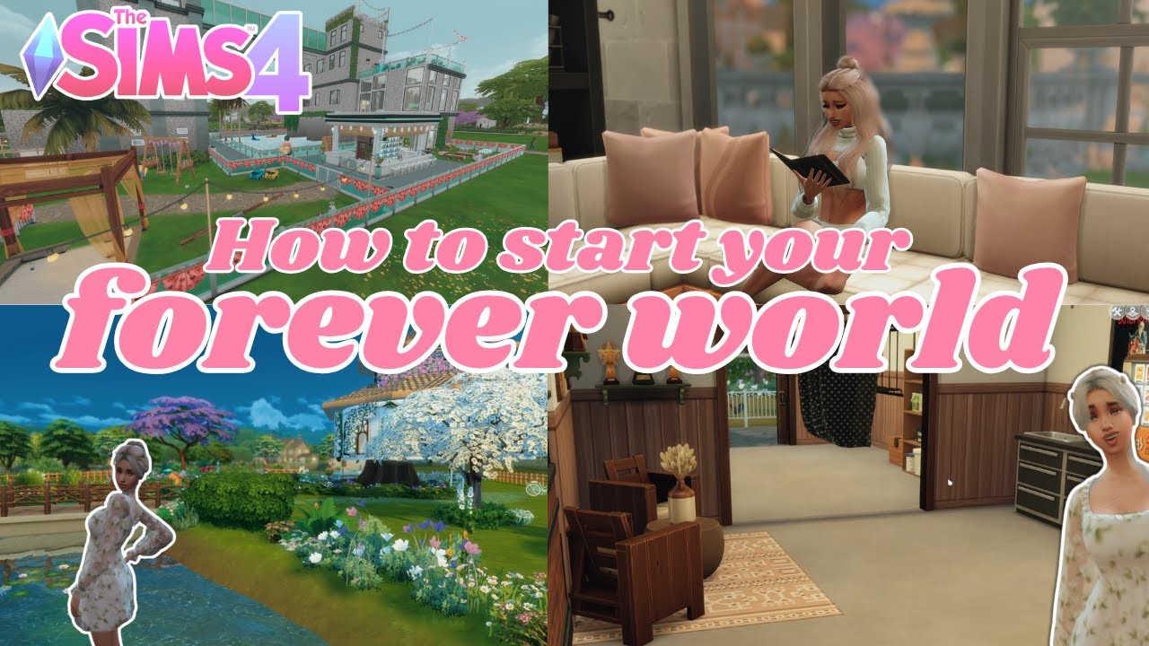 Как создать вечный мир в The Sims 4 | Мои советы, история и пошаговое руководство!