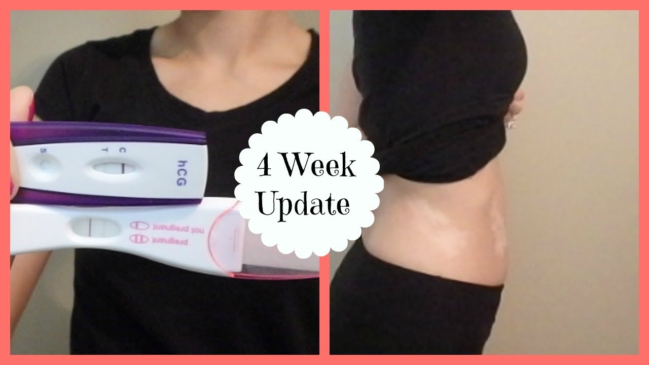 4 Weeks pregnant Result.