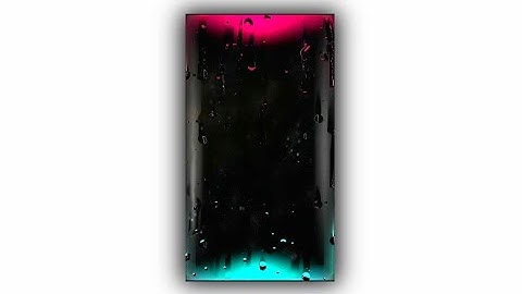 Rain Drop Effect Video | Template Video Background | light Effect | Black Screen Status