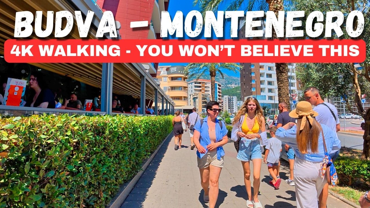 Real Life in Budva – Unfiltered 4k Walk 🇲🇪