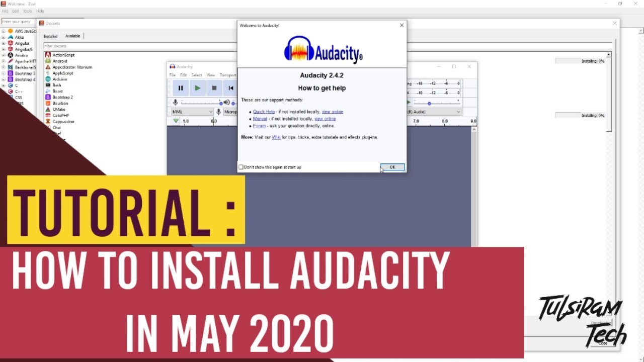 audacity for beginners 2020