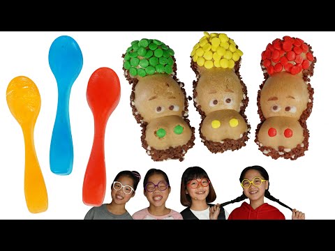 IceSpoon <strong>Hippo</strong> Kinder Mukbang TwinRoozi 쌍둥이루지 먹방