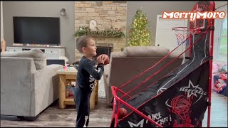 Kids Indoor Basketball Arcade Game | Portable Hoop for Home Play screenshot 4