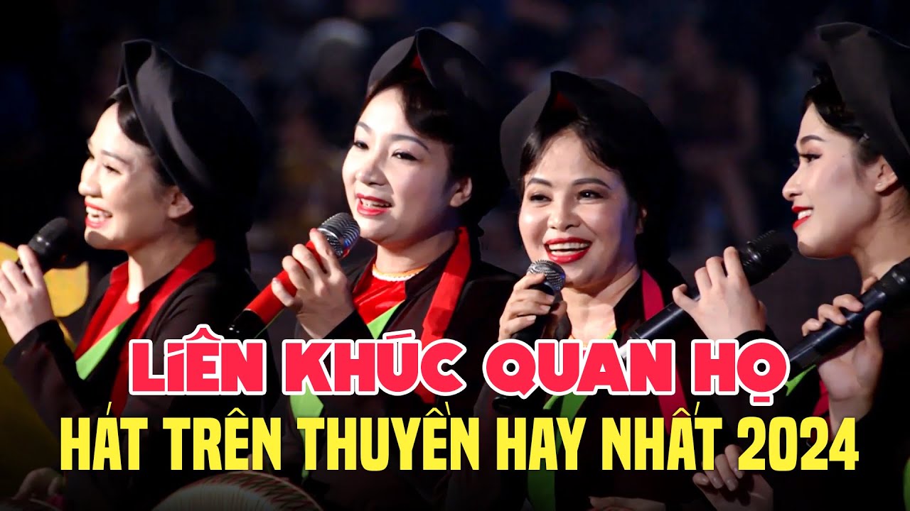Liên Khúc Dân Ca Quan Họ Bắc Ninh Hát Trên Thuyền Hay Nhất 2024 - Nghe 1000 Lần Không Chán