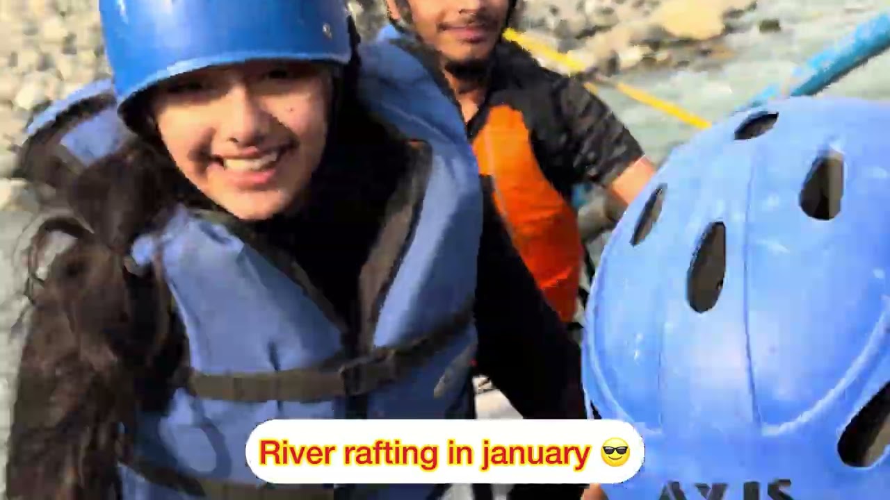 River rafting in January (Manali) 🤓