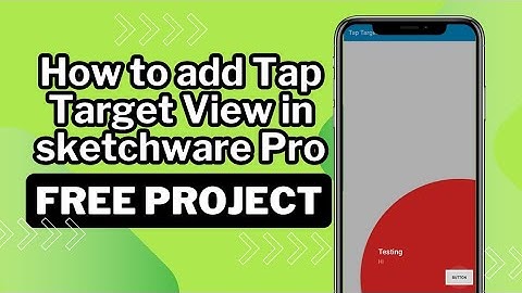 tapTarget View In Sketchware Pro #fastersoftwaredeveloper #sketchware #viral #androidstudio