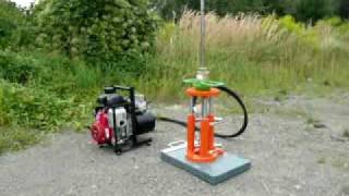 Hydraulisches Stangenziehgerät der Nordmeyer Geotool GmbH, Peine