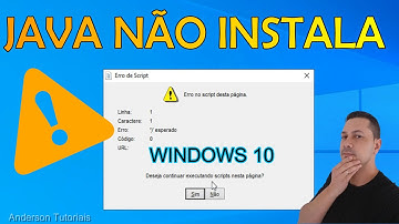 Java Não Instala no Windows 10 Erro no Script Desta Página, Solução de Momento Para Instalação Java❗