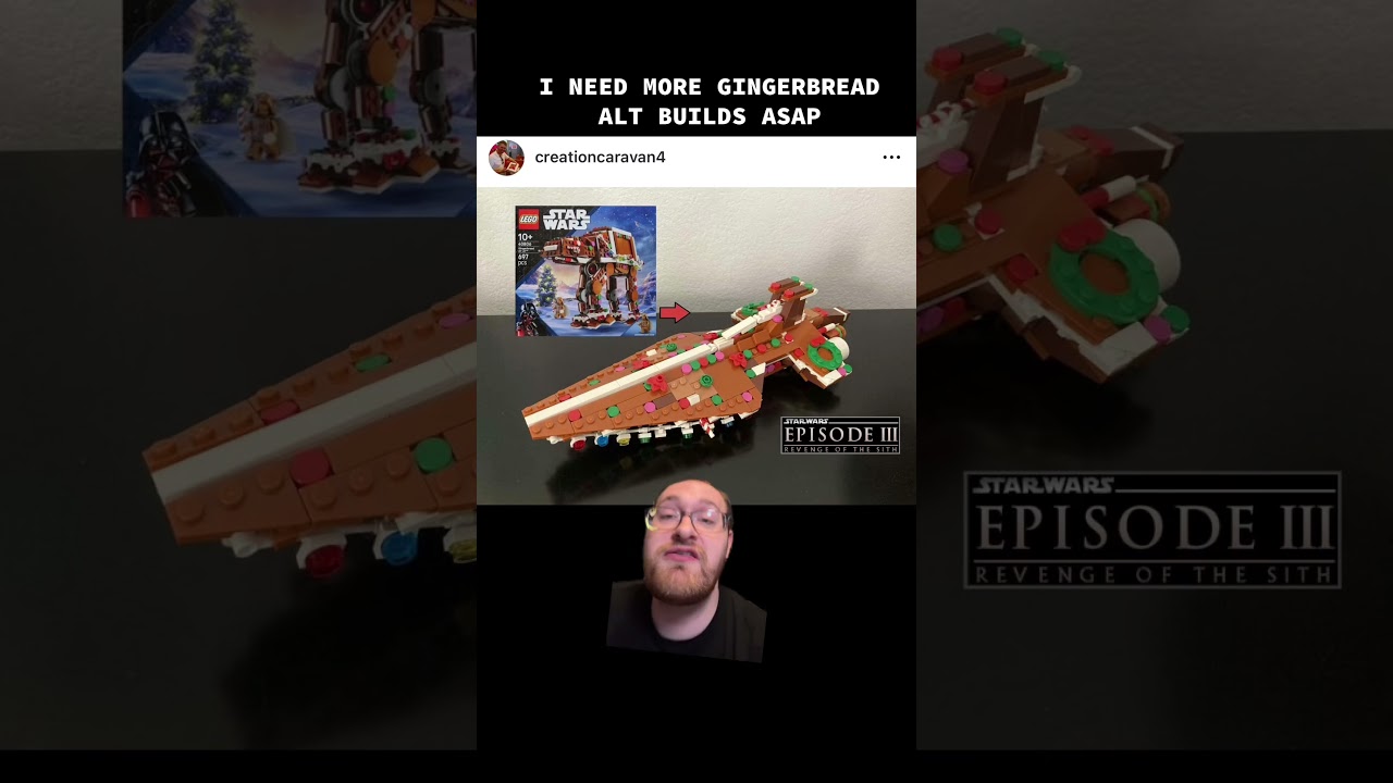 Эта альтернативная сборка рождественского Венатора LEGO — просто СУПЕР! 